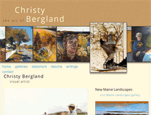Tablet Screenshot of christybergland.com